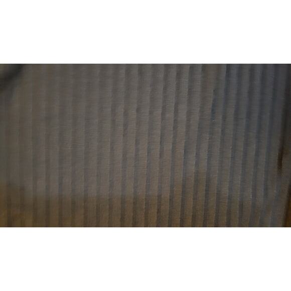 Womens Crop Shirt Black Ribbed Mock Neck Long Sleeve Size Small Stretchy - Picture 5 of 6